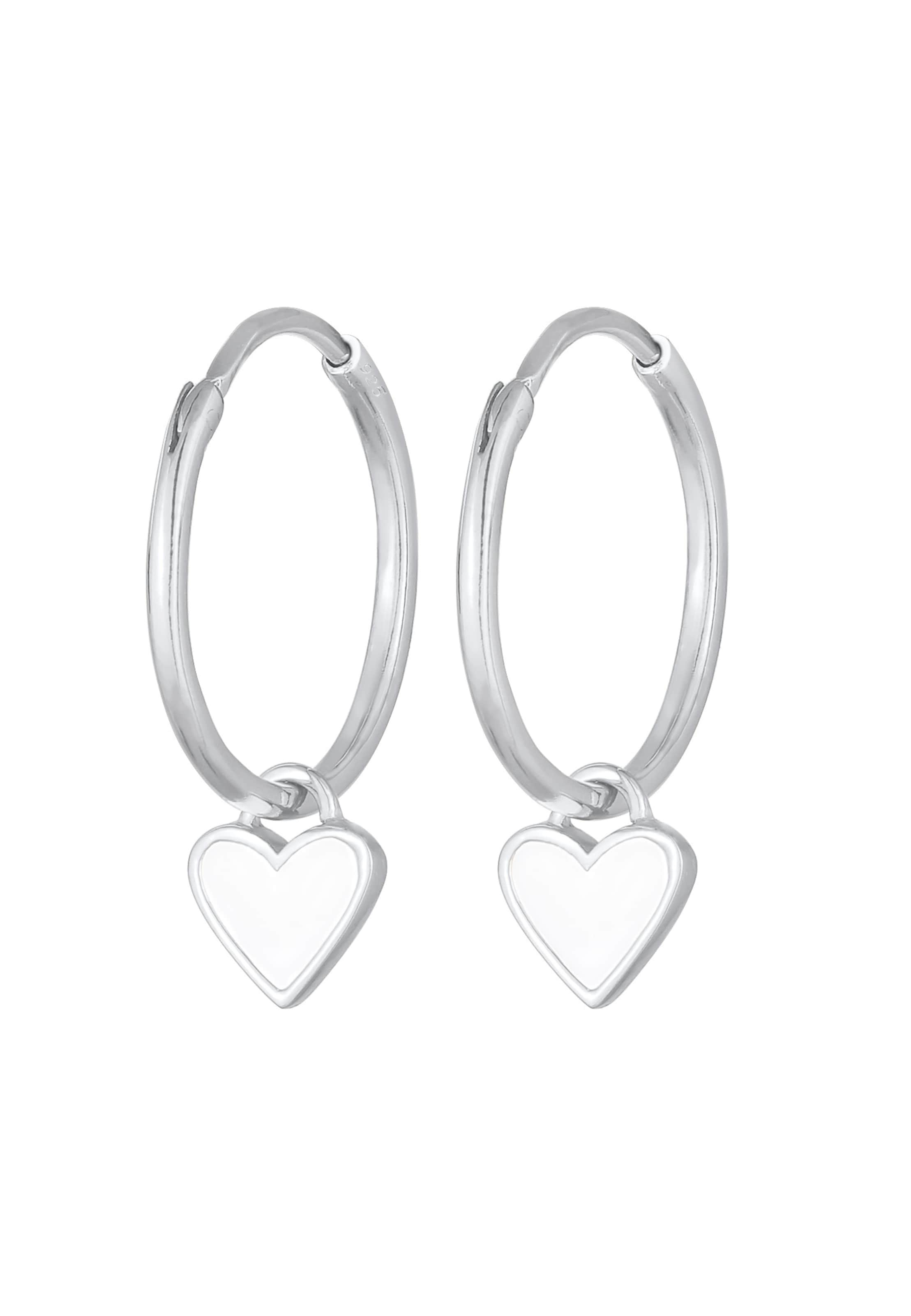 ELLI Earrings in Silver: front