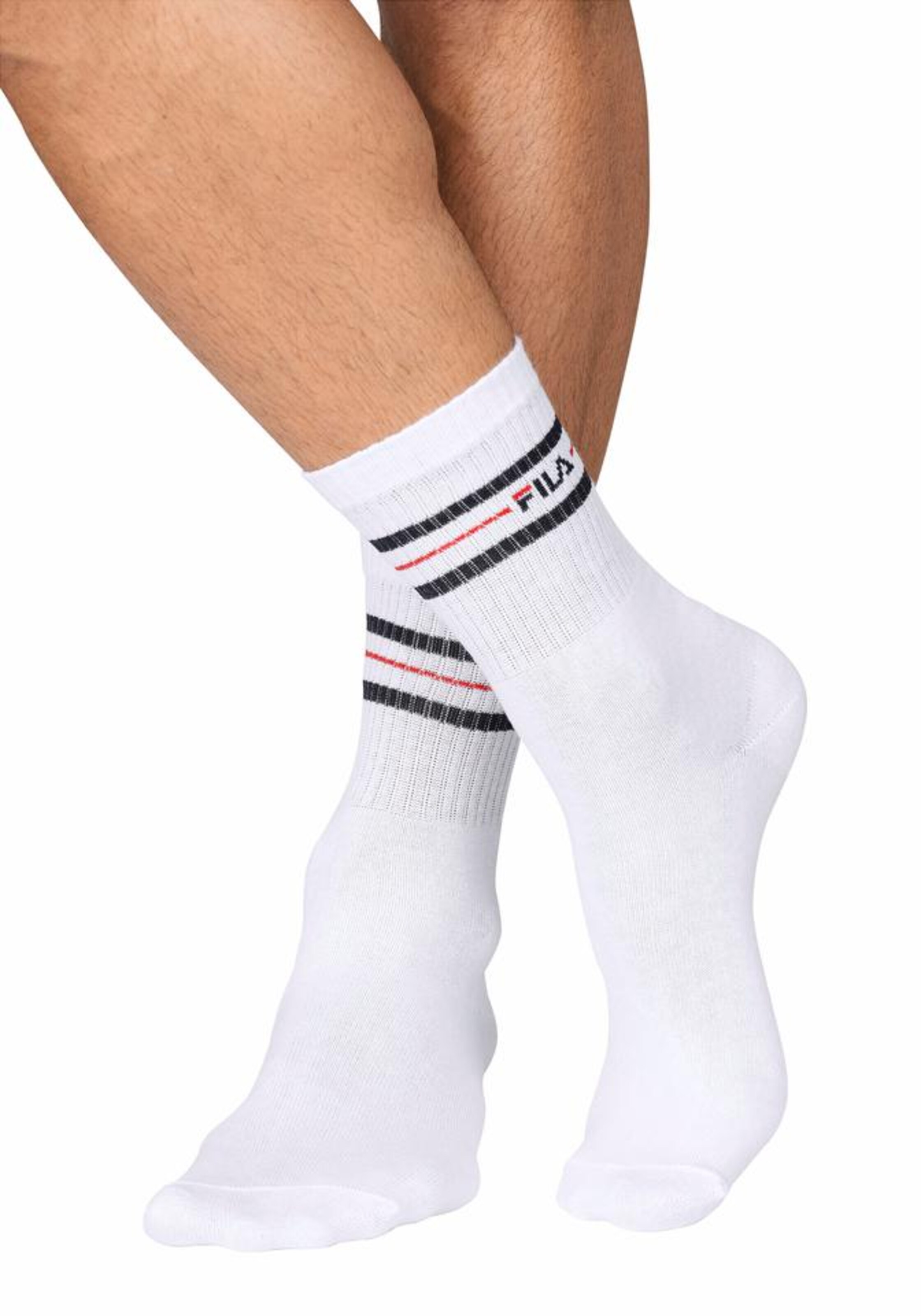 FILA Socks in White: front