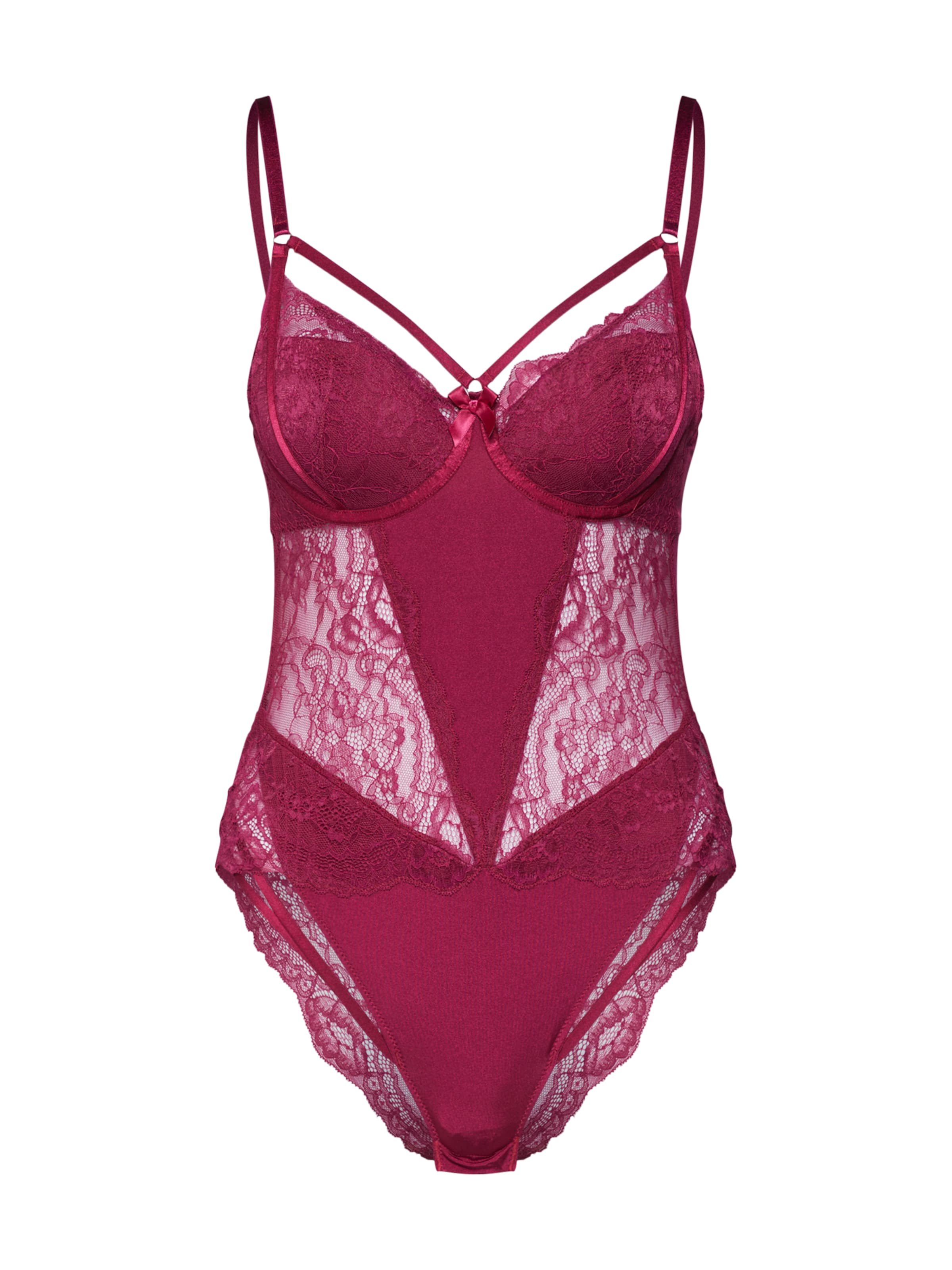Hunkemöller - Body 'Dayami Cupped Body' in de kleur Rood