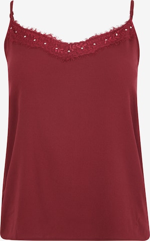 ABOUT YOU Curvy Top 'Milla' in Rood: voorkant