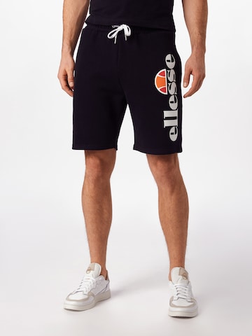 Regular Pantalon 'Bossini' ELLESSE en noir : devant