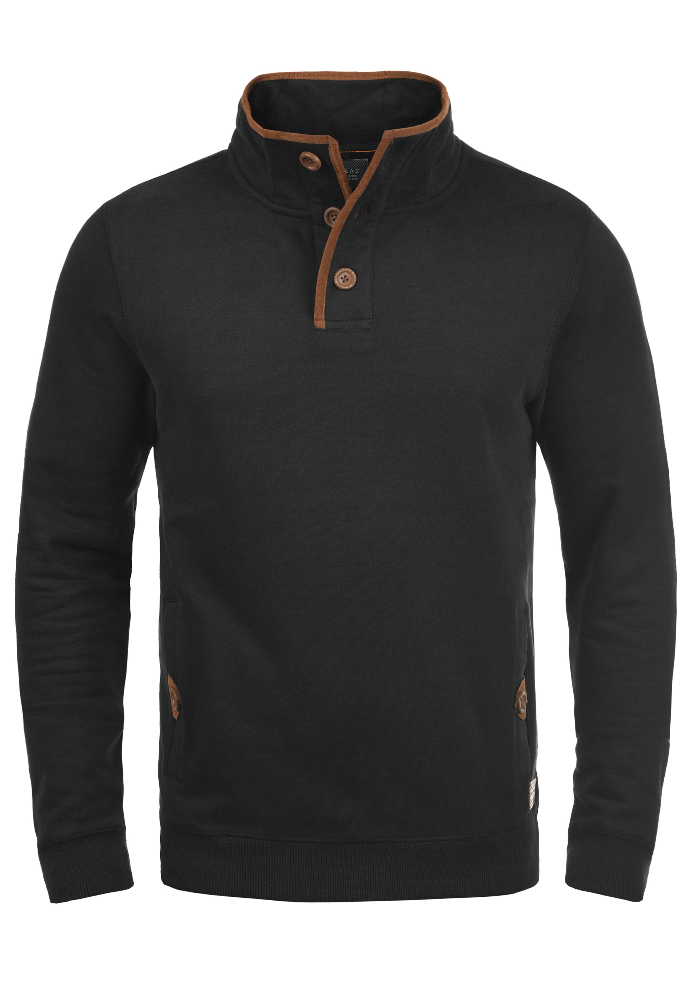 BLEND - Sweatshirt 'Achlias' em preto: frente