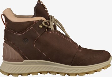 ECCO Lace-Up Ankle Boots in Brown