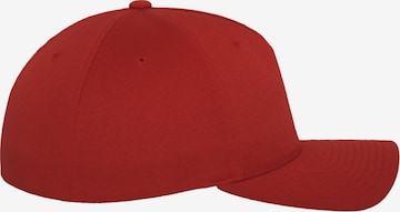 Cappello da baseball 'Panel' di Flexfit in rosso