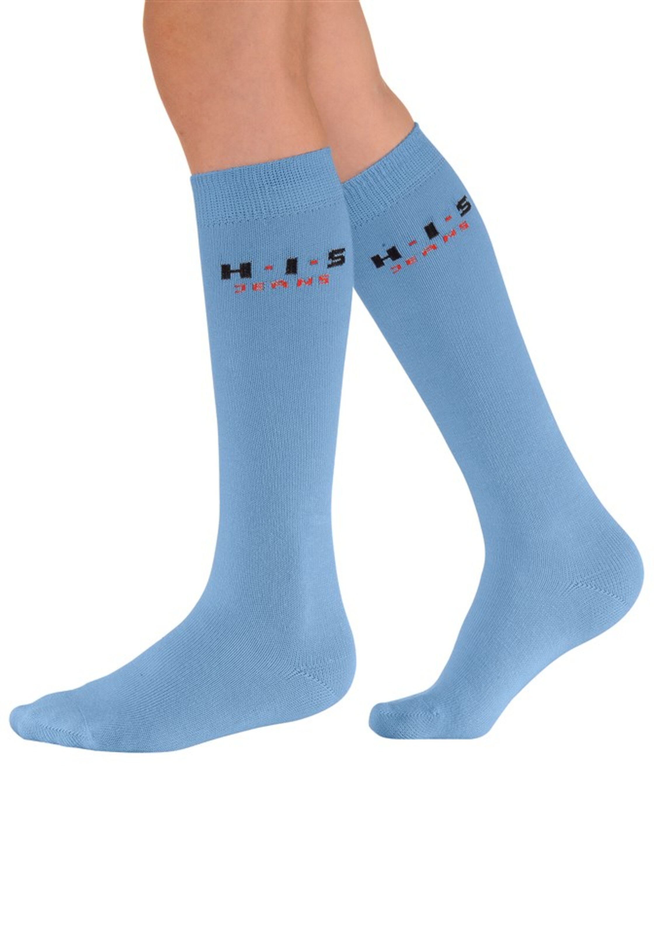 H.I.S Socks in Blue: front