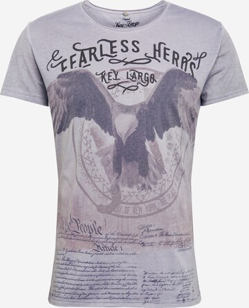 Coupe regular T-Shirt 'MT FEARLESS' Key Largo en gris : devant