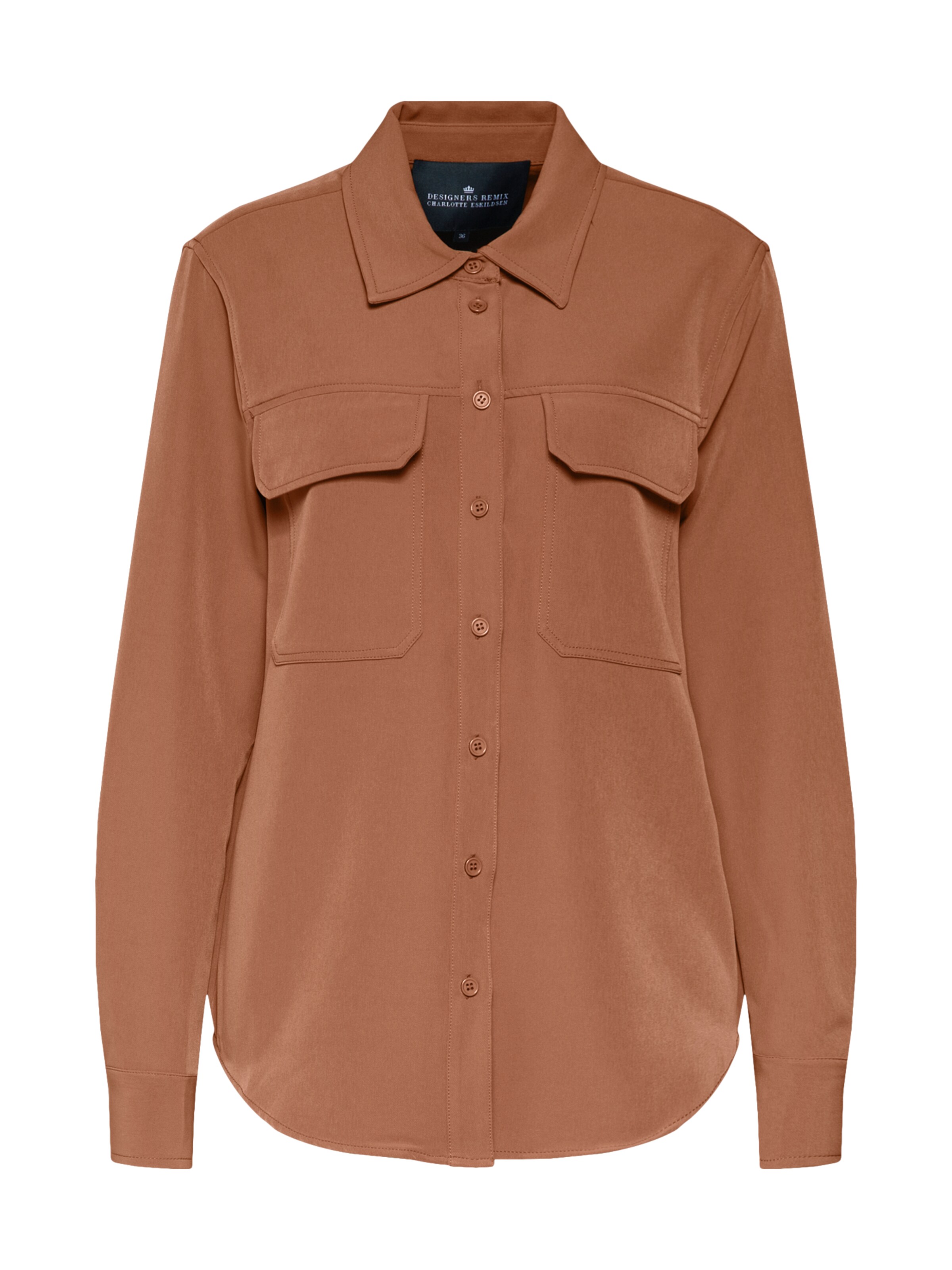 Designers Remix - Blouse 'Veronique' in de kleur Bruin