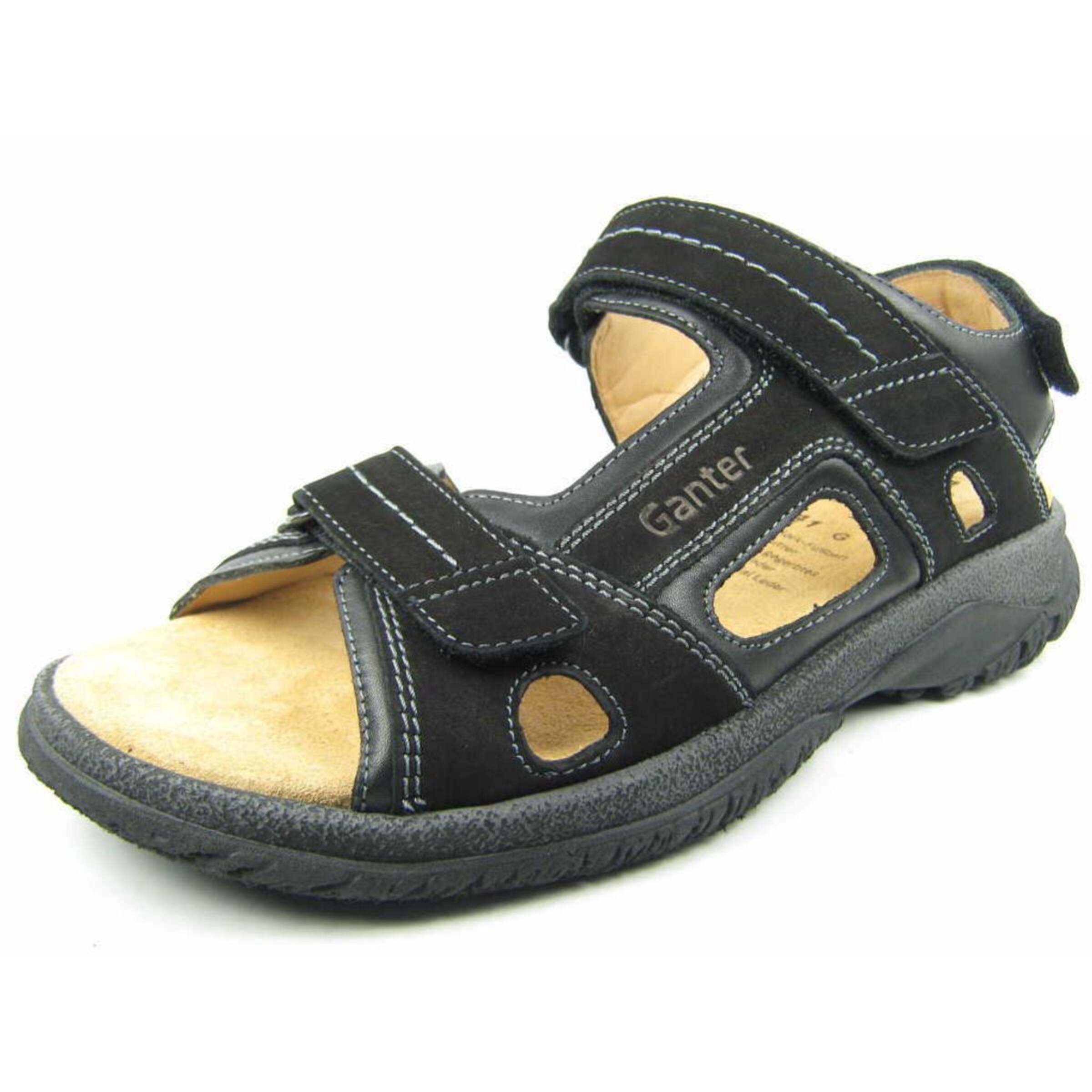 Ganter Hiking Sandals 'Giovanni' in Black: front