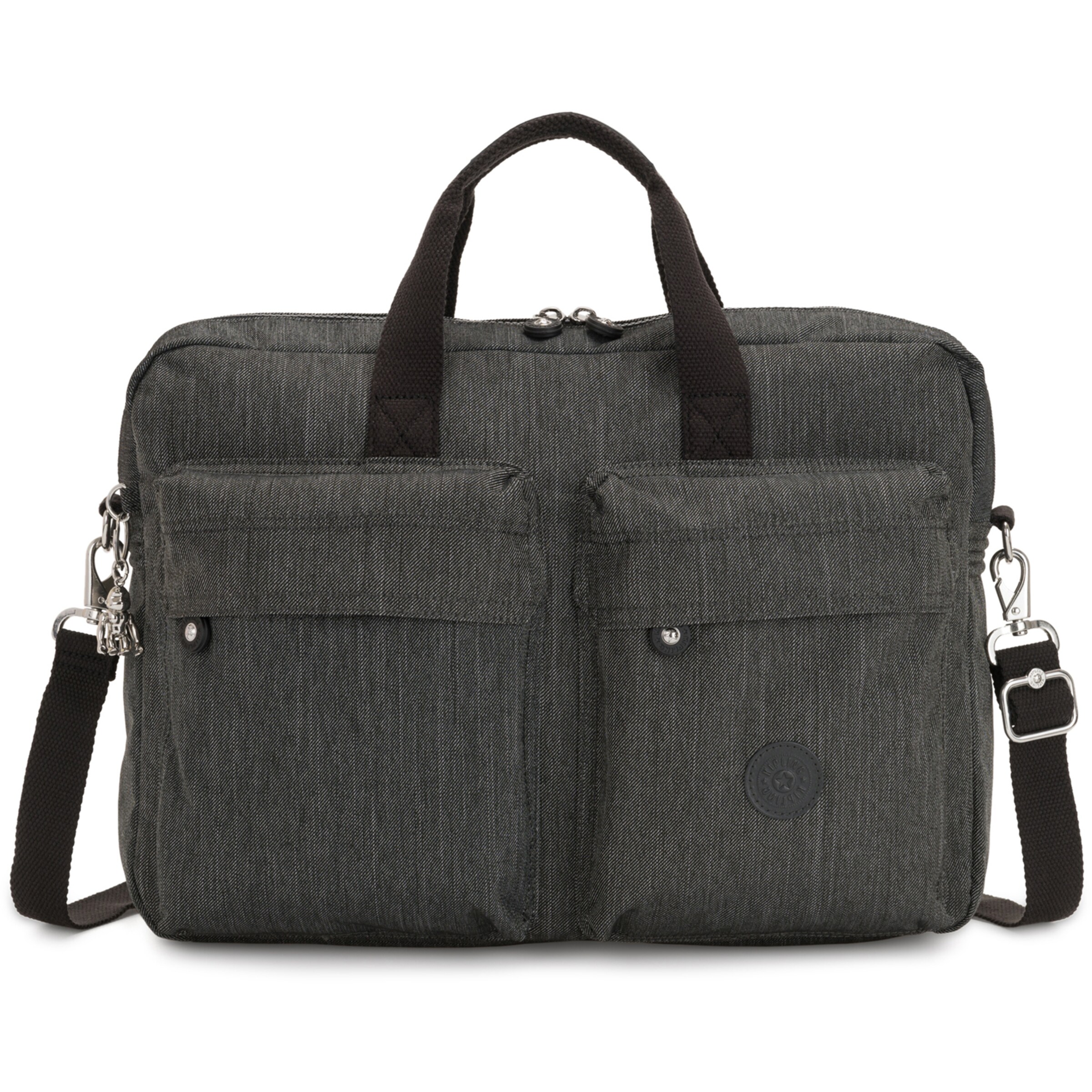 KIPLING - Laptoptas 'Peppery Khoto' in de kleur Grijs gemêleerd