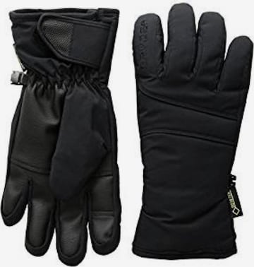 Spyder Athletic Gloves 'Throwback' in Black: front