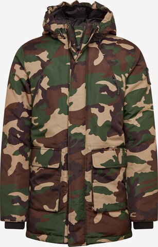 REPLAY Winter Jacket in Green: front