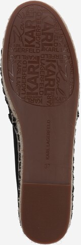 Karl Lagerfeld Espadrill 'KAMINI' i svart