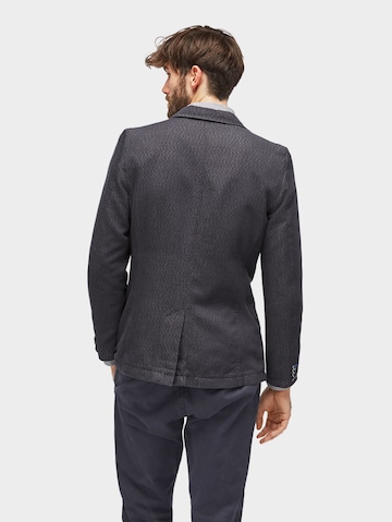 Coupe slim Veste de costume TOM TAILOR en noir