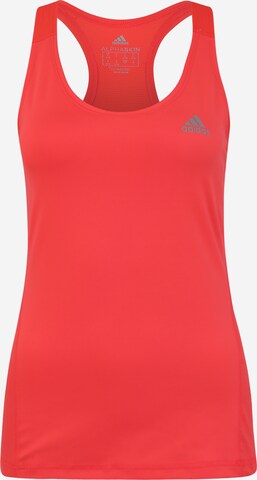 Sport top 'Alphaskin' de la ADIDAS PERFORMANCE pe roșu: față