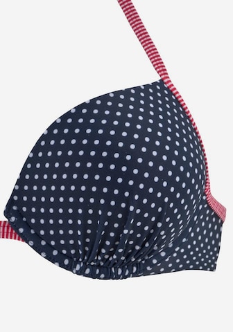 Push-up Hauts de bikini 'Avni' s.Oliver en bleu