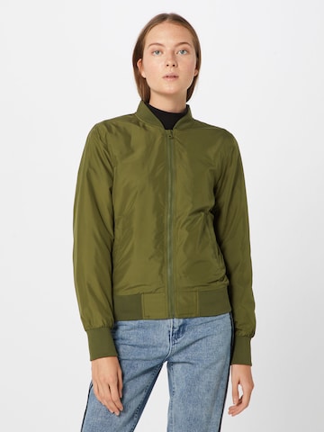 Urban Classics Демисезонная куртка в Зеленый: спереди