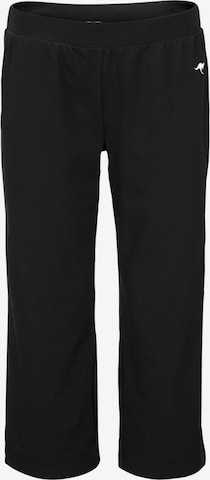 KangaROOS Workout Pants in Black: front