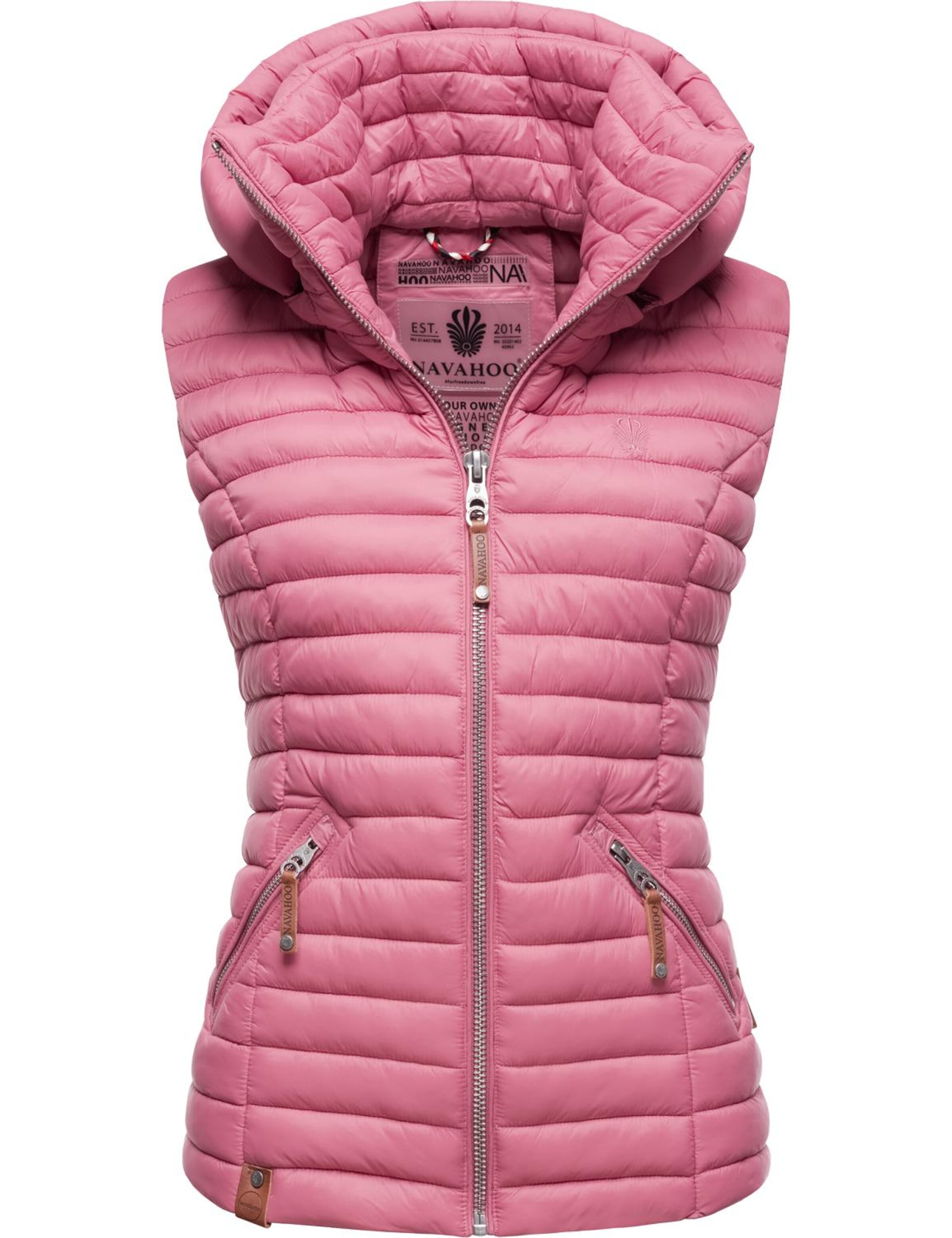 NAVAHOO Vest 'Shadaa' i pink: forside