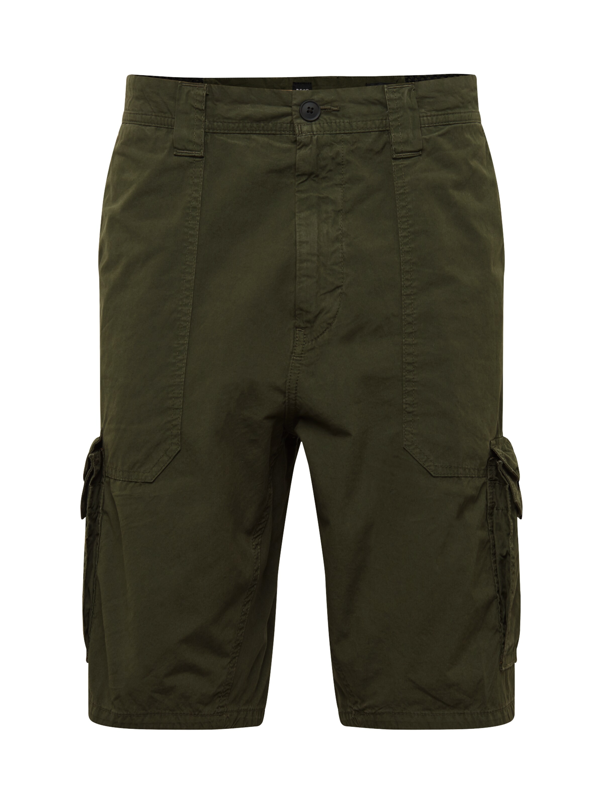 BOSS - Cargobroek in de kleur Donkergroen