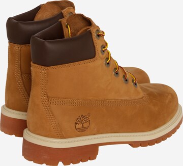 TIMBERLAND Saappaat 'Premium' värissä ruskea