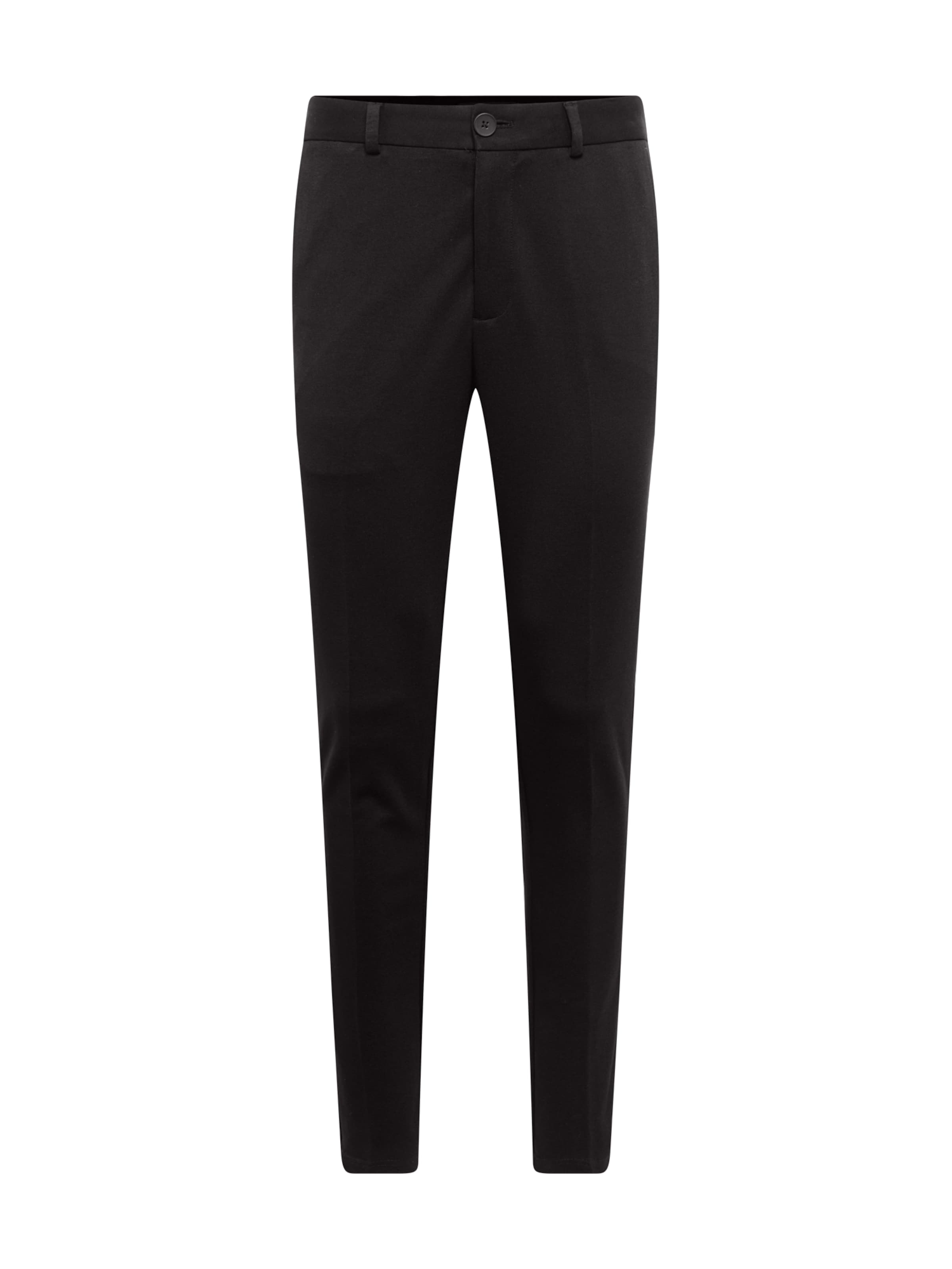 JACK & JONES Slim fit Chino Pants 'JJIMarco JJPhil' in Black: front