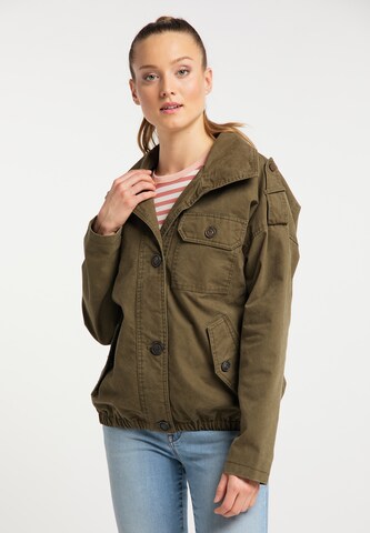 DREIMASTER Between-Season Jacket in Brown: front