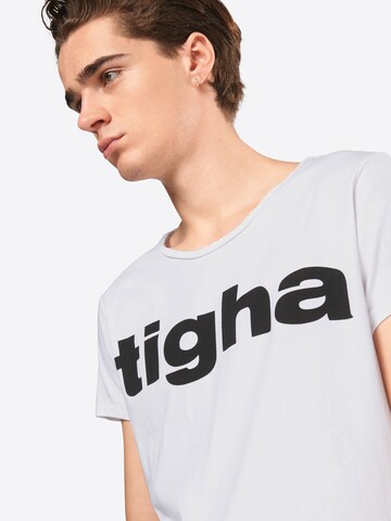 T-Shirt tigha en blanc