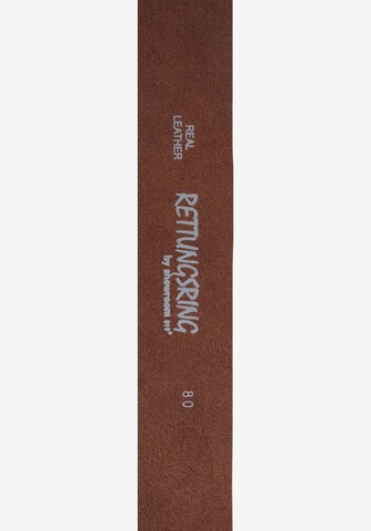 RETTUNGSRING by showroom 019° Belt in Brown