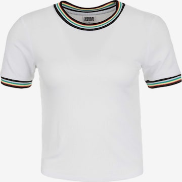 T-shirt Urban Classics en blanc : devant