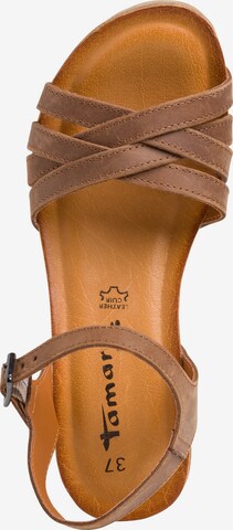 TAMARIS Remienkové sandále - Hnedá