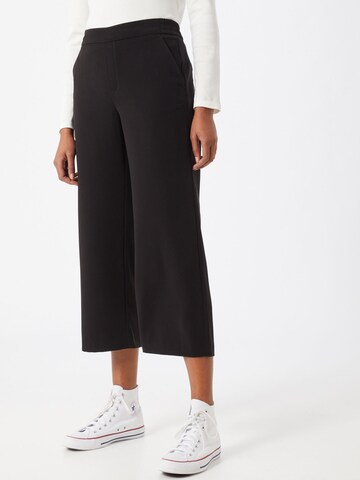 MAC - Pierna ancha Pantalón 'Chiara' en negro: frente