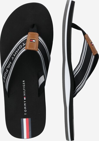 Flip-flops de la TOMMY HILFIGER pe negru