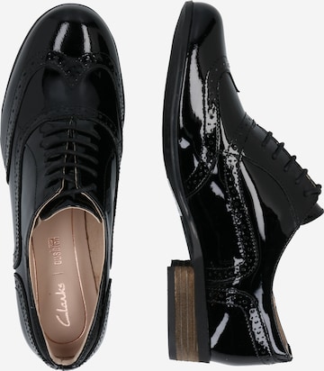 Pantofi cu șireturi 'Hamble' de la CLARKS pe negru