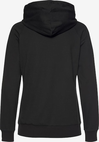 LASCANA Zip-Up Hoodie in Black