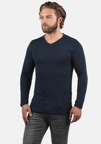 !Solid Shirt 'Basil' in Blauw: voorkant