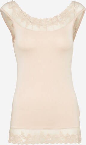 Cream Top 'Florence' in Roze: voorkant