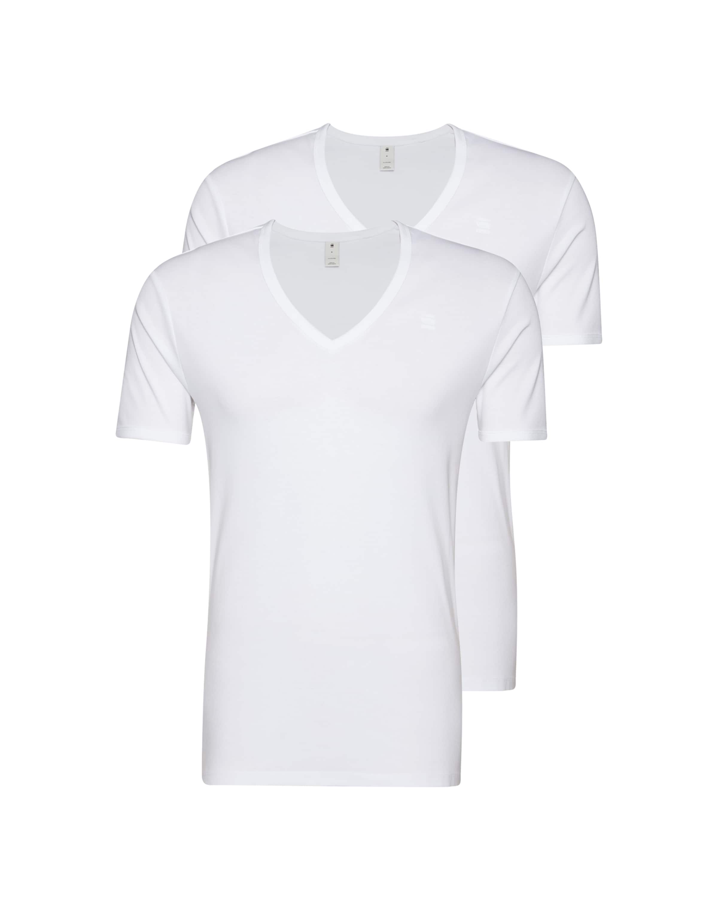 G-STAR Majica | bela barva: sprednja stran