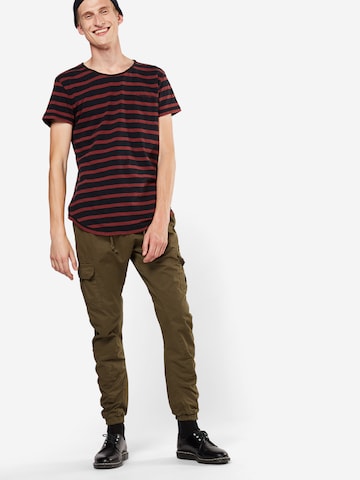 Urban Classics Tapered Cargo trousers in Brown