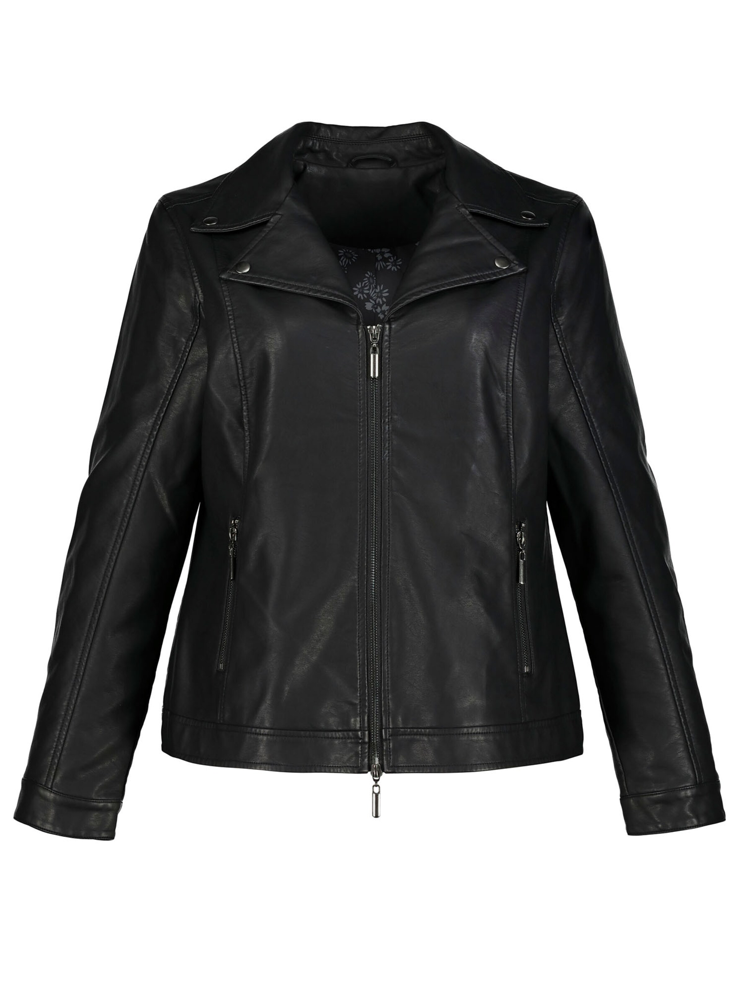 Ulla Popken - Tussenjas in de kleur Zwart