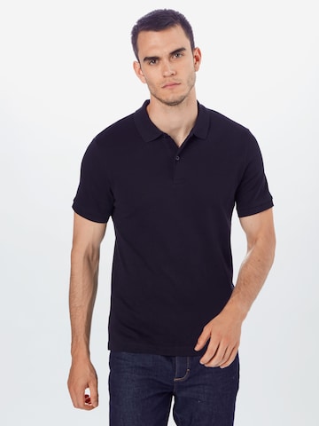 SELECTED HOMME - Camiseta en negro: frente