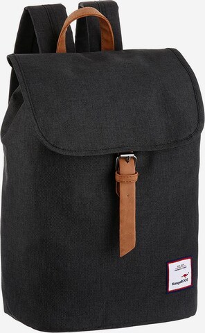 KangaROOS Backpack in Black: front