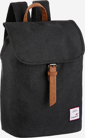 KangaROOS Cityrucksack in Schwarz: predná strana