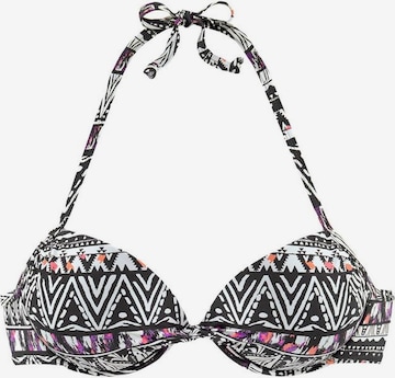 LASCANA Push-up Bikini Top in Mixed colors: front