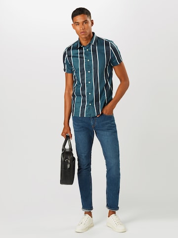 BURTON MENSWEAR LONDON Klasický střih Košile 'Epsom' – zelená