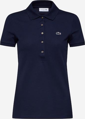 T-shirt LACOSTE en bleu : devant