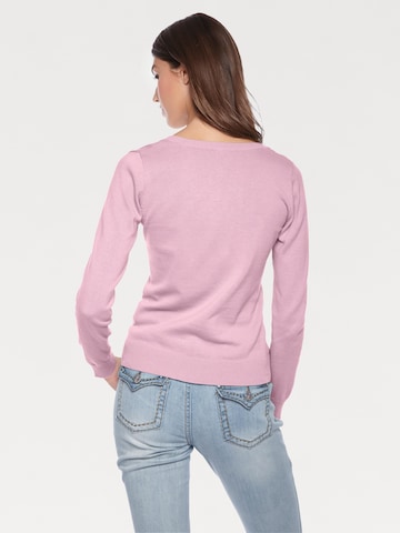 heine Pullover i pink