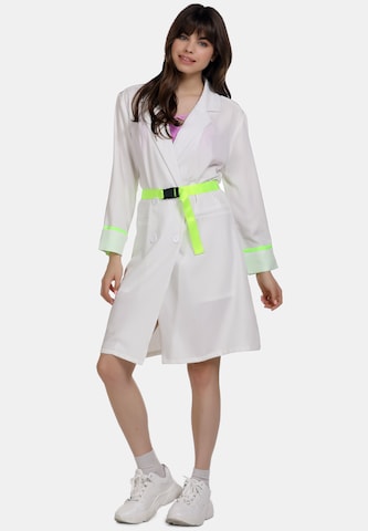 MYMO Summer Coat in White: front