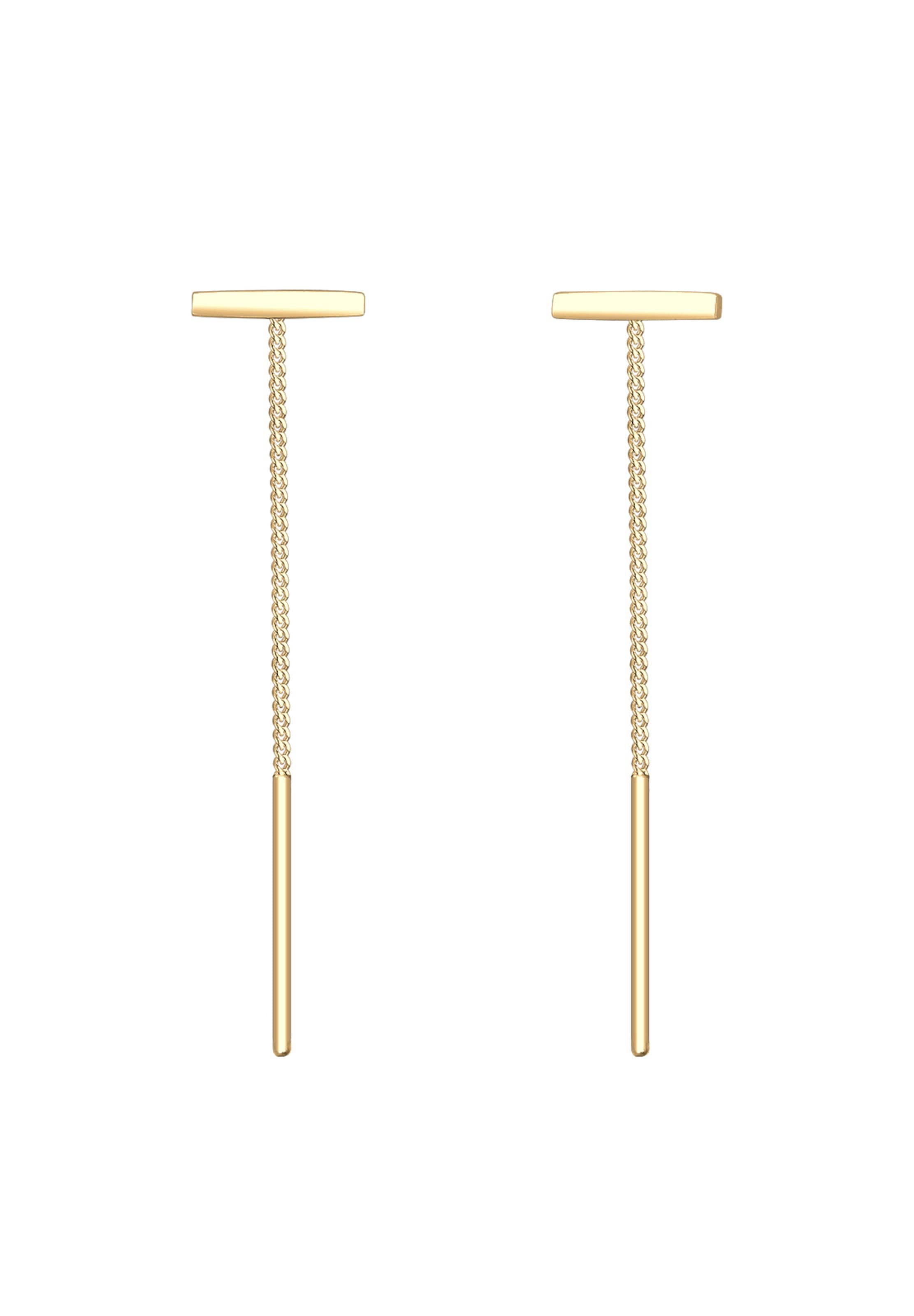 ELLI Øreringe 'Geo' i guld: forside