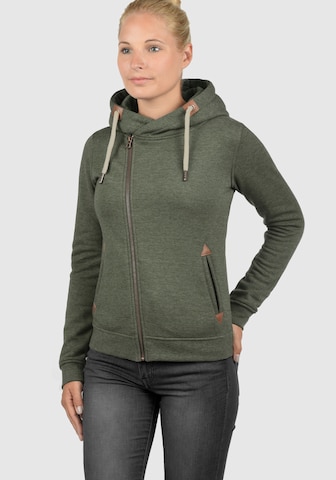 DESIRES Sweatjacke 'Vicky' in Grün: predná strana