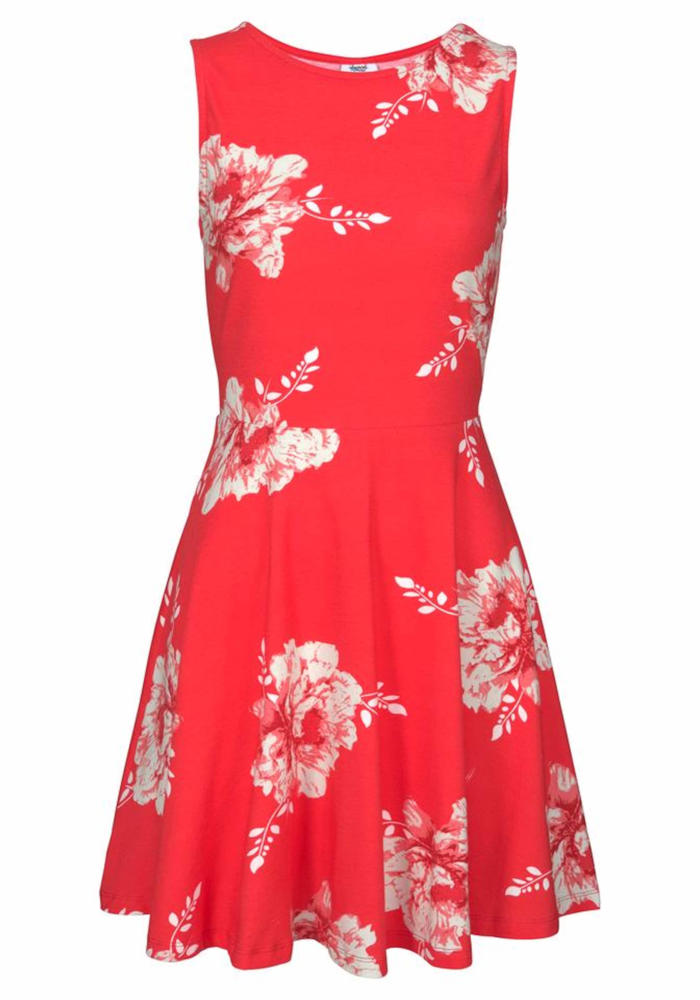 BEACH TIME Poletna obleka | rdeča barva: sprednja stran